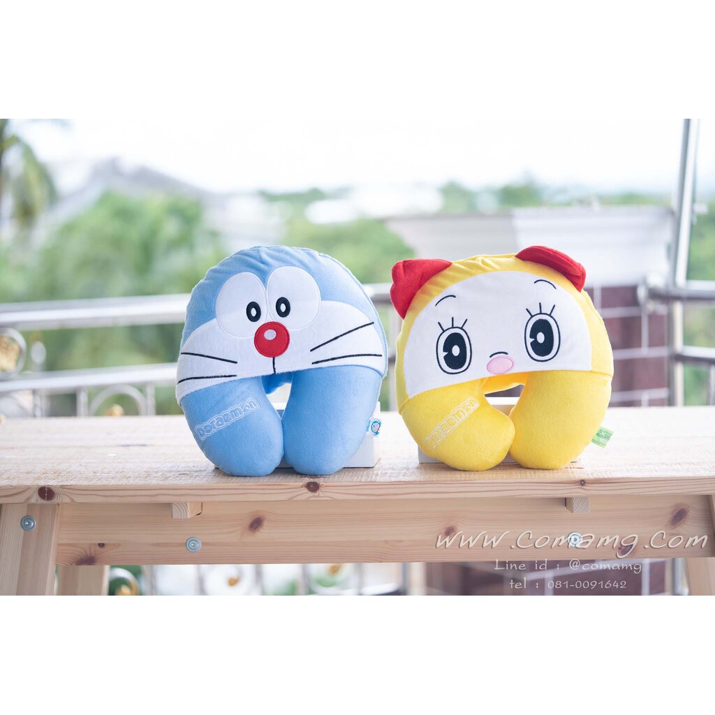 หมอนรองคอมีหมวก-โดเรมอน-amp-โดเรมี่-ในเรื่องdoraemon