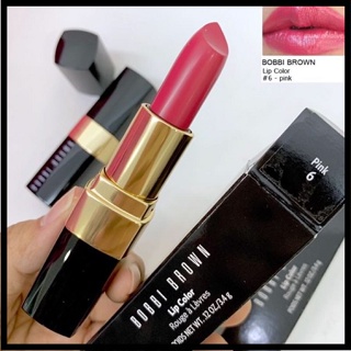 cosmetichub69 แท้ทั้งร้าน !!  ลิปสติกขนาดทดลอง BOBBI BROWN LIP COLOR สี 6 PINK