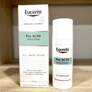 Eucerin Pro Acne A.I. Matt Fluid 50ML [exp.2024] ครีมบำรุงลดสิวอุดตัน รอยดำรอยแดง