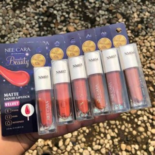 NEE CARA LIQUID LIPSTICK N312 neecara นีคาร่า ลิปกลอส x 1 ชิ้น