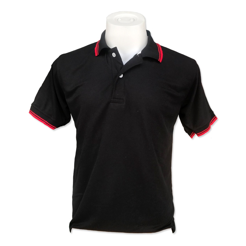 เสื้อโปโลแขนสั้น-ผ้าจูติสีพื้น-polo-shirt