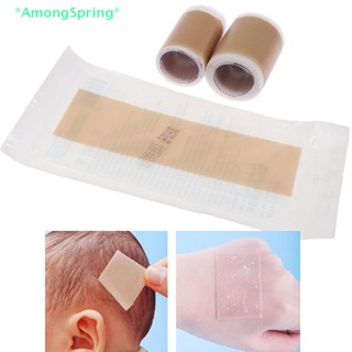 Amongspring&gt; ใหม่ แผ่นสติกเกอร์เทปซิลิโคน สําหรับติดตกแต่งหูเด็กทารก