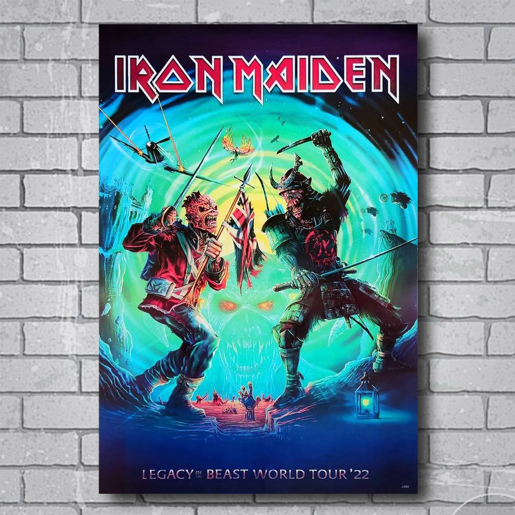 โปสเตอร์-วง-iron-maiden-ไอเอิร์นเมเดน-รูปภาพ-วงดนตรี-ภาพวงดนตรี-โปสเตอร์-ติดผนัง-สวยๆ-poster