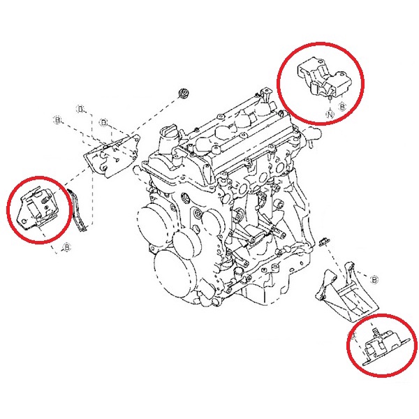 แท้ศูนย์-ยางแท่นเครื่อง-ยางแท่นเกียร์-โตโยต้า-อเวนซ่า-toyota-avanza-f650-2012-2015-เครื่อง-1-5-3szve-เกียร์ออโต้-at