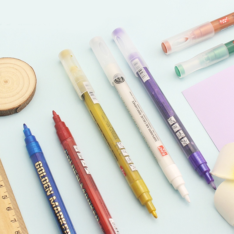 ปากกาสีเมทัลลิก (1 แท่ง) ขนาด 0.7mm Golden Marker Superior Metallic