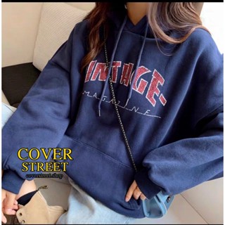 Coverstreet พร้อมส่งจากไทย เสื้อกันหนาว มีฮู้ด งานหนาผ้าดี ฮู้ดดี้