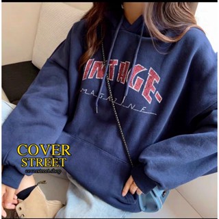 Coverstreet พร้อมส่งจากไทย เสื้อกันหนาว มีฮู้ด งานหนาผ้าดี ฮู้ดดี้