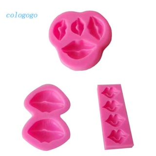 Colo แม่พิมพ์ซิลิโคน รูปริมฝีปาก 3D เซ็กซี่ สําหรับทําคัพเค้ก ช็อคโกแลต ฟองดองท์ เบเกอรี่ DIY