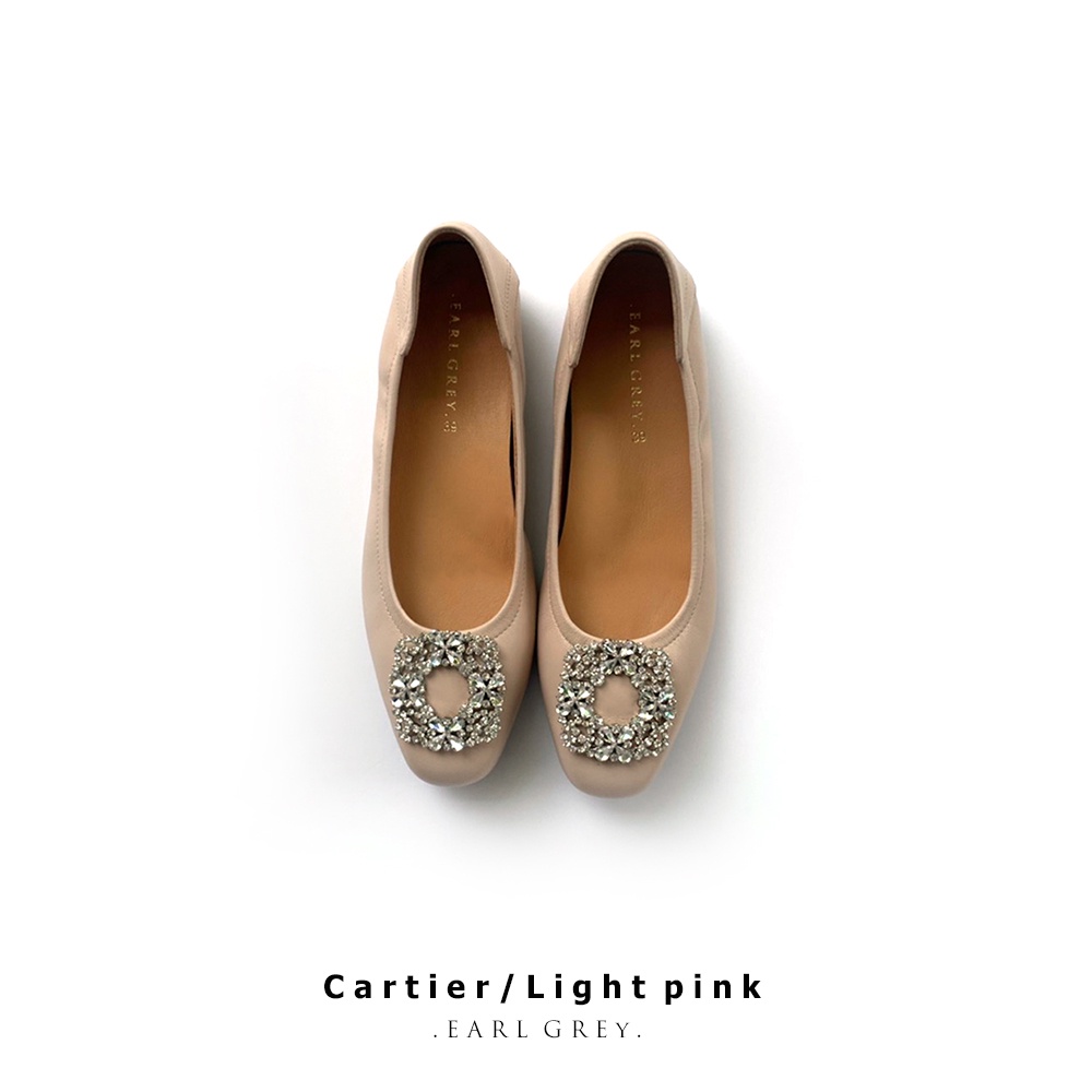 earl-grey-รองเท้าหนังแกะแท้-รุ่น-cartier-series-in-light-pink