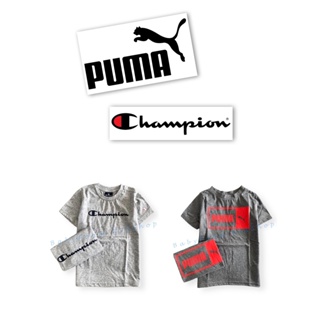 Puma &amp; Champion T-shirts : เสื้อยืดคอกลมเด็กผู้ชาย-เด็กผู้หญิง งานป้าย!!!