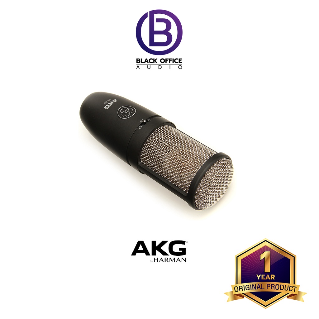 akg-p420-ไมค์คอนเดนเซอร์-ไมค์อัดเสียง-บันทึกเสียง-โฮมสตูดิโอ-condenser-microphone-blackofficeaudio