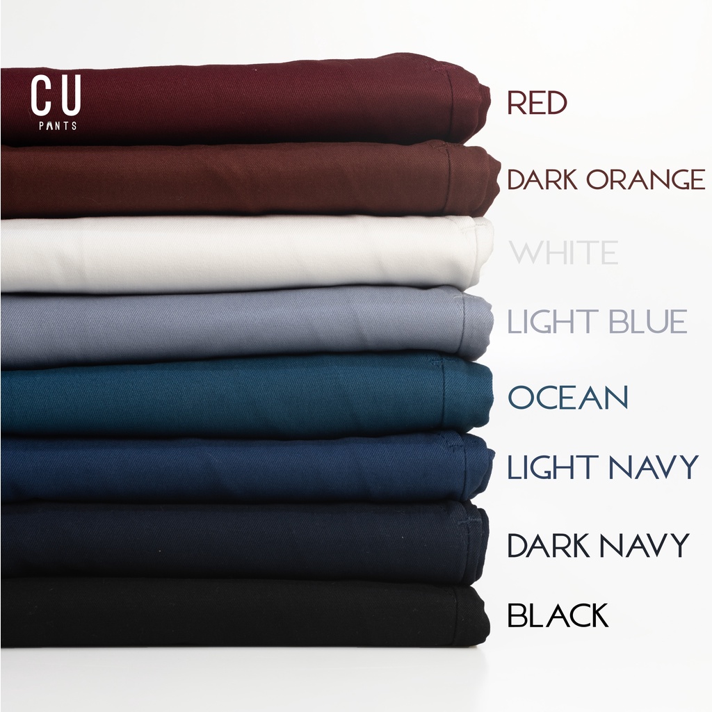 ภาพสินค้าใส่CODE : MAY10MA สีเพิ่มเติม กางเกงขายาว 16 color ชิโน่ กางเกงชิโน่ Chino pants ทรงกระบอกเล็ก : CU PANTS จากร้าน glicojung บน Shopee ภาพที่ 2