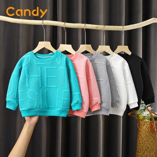 Candy Kids Candy ชุดเด็กผู้ชาย เสื้อผ้าเด็ก เสื้อกันหนาวเด็ก นุ่ม และสบาย ด้านบนเกาหลี Comfortable fashion ทันสมัย พิเศษ CK220004 36Z230909