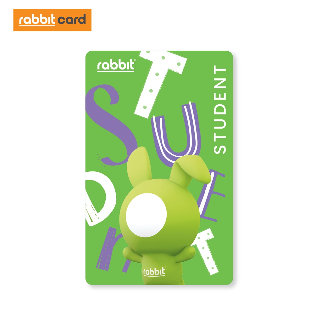 [Physical Card] Rabbit Card บัตรแรบบิทพิเศษสำหรับนักเรียนนักศึกษา 2022