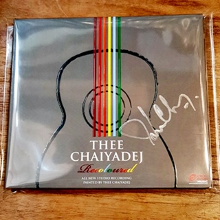 Used CD ซีดีมือสอง ธีร์ ไชยเดช Thee Chaiyadej - Recoloured  มีลายเซนต์  ( Used CD )   พิมพ์ปี 2012  สภาพแผ่น A+