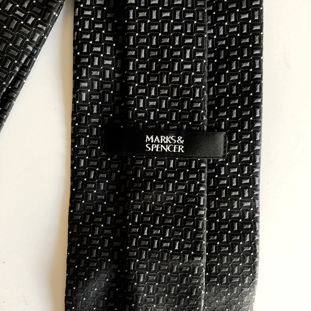 necktie-เนคไท-marks-amp-spencer-สีดำ-มือสอง-สภาพดี