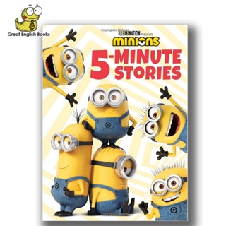 (ได้coinคืน10%) พร้อมส่ง *ลิขสิทธิ์แท้* หนังสือนิทานก่อนนอน Minions: 5-Minute Stories Hardcover – Picture Book หนังสือเด็กภาษาอังกฤษ