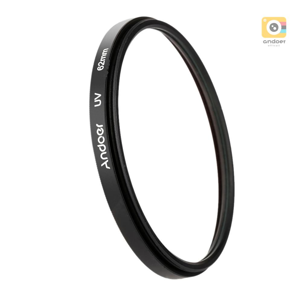 Andoer 62mm UV Ultra-Violet Filter Lens Protector for DSLR Camera ...