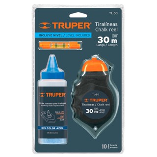 TRUPER 18574 บักเต้าตีเส้น 100 ฟุต (TL-50) (ราคาต่ออัน ,ในกล่องบรรจุ 6 อัน)