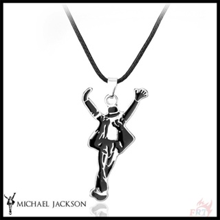 ☀ Michael Jackson - สร้อยคอเต้นรํา สไตล์คลาสสิก ☀ 1 ชิ้น ซุปเปอร์สตาร์ อัลลอย จี้สร้อยคอ เครื่องประดับ ของขวัญ