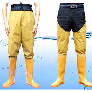 BHzq💥💥💥🔥พร้อมส่ง🔥👖👖👖รองเท้าบูทกันน้ำ กางเกงกันน้ำ กันเชื้อโรค น้ำท่วม ลุยน้ำ
