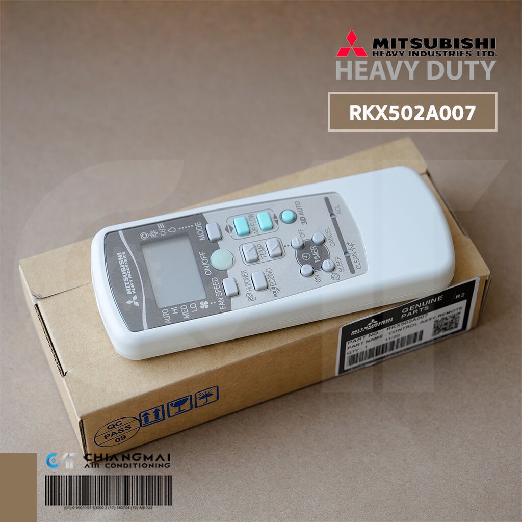RKX502A007 รีโมทแอร์ MITSUBISHI รีโมทแอร์มิตซูบิชิ เฮฟวี่ดิวตี้ ของแท้ ...