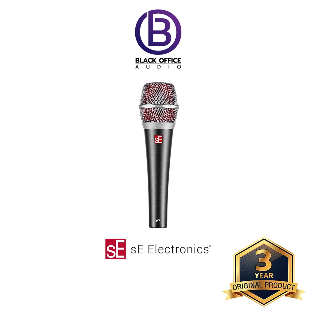 se-electronics-v7-ไมค์ไดนามิก-ไมค์ร้องเพลง-ไมค์เวที-ไมค์พูด-dynamic-microphone-blackofficeaudio