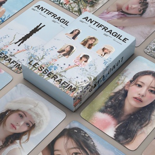 โปสการ์ดอัลบั้ม LE SSERAFIM Photocards 2022 ANTIFRAGILE จํานวน 55 ชิ้น ต่อกล่อง
