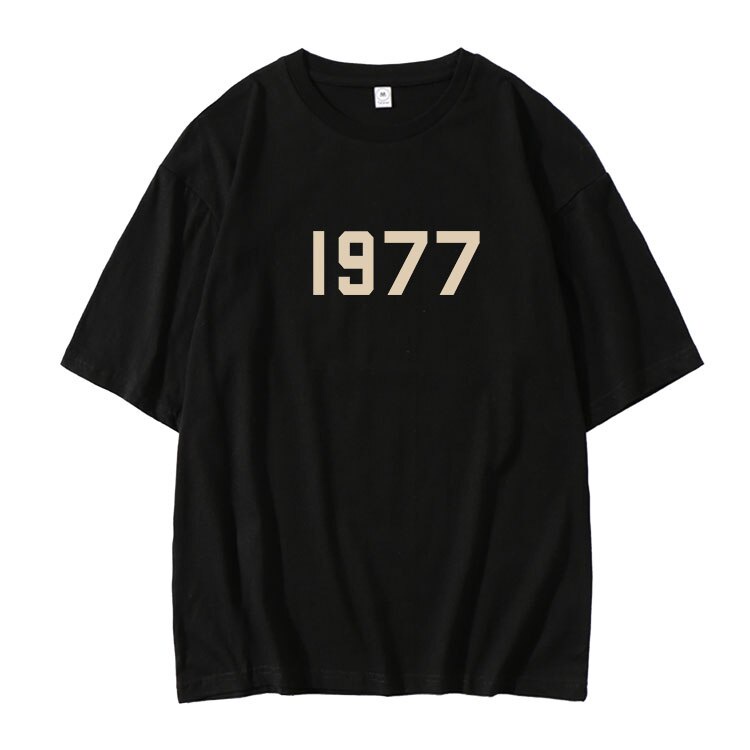 ราคาถูกk-pop-kpop-got7-jackson-wang-วรรคเดียวกันหลวมเสื้อยืด1977พิมพ์-tshirt-hip-hop-harajuku-streetwear-tee-เสื้อ-plus