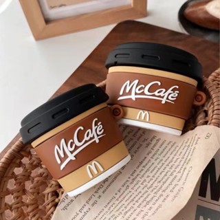 TWS i12 หูฟังบลูทูธไร้สายลาย mc cafeสุดน่ารักพร้อมไมโครโฟนแบบพกพา