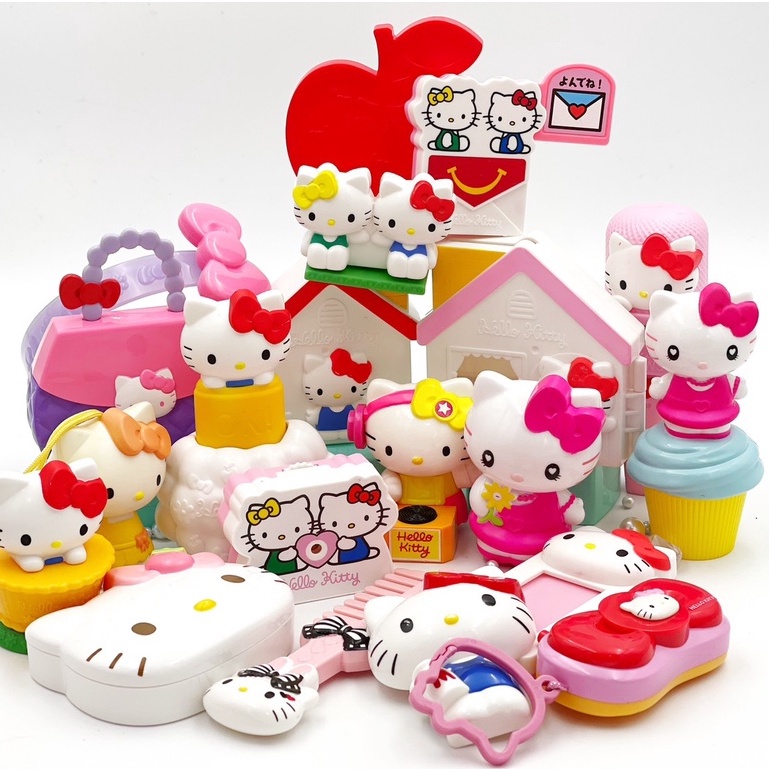 คิตตี้-ของเล่นแมค-hello-kitty-sanrio-happy-meal-ลิขสิทธิ์แท้-ของเล่นมือสองญี่ปุ่น