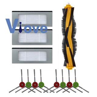 แปรงหลัก แผ่นกรอง HEPA แปรงด้านข้าง อุปกรณ์เสริม แบบเปลี่ยน สําหรับหุ่นยนต์ดูดฝุ่น Ecovacs Deebot Ozmo 900 DN5G
