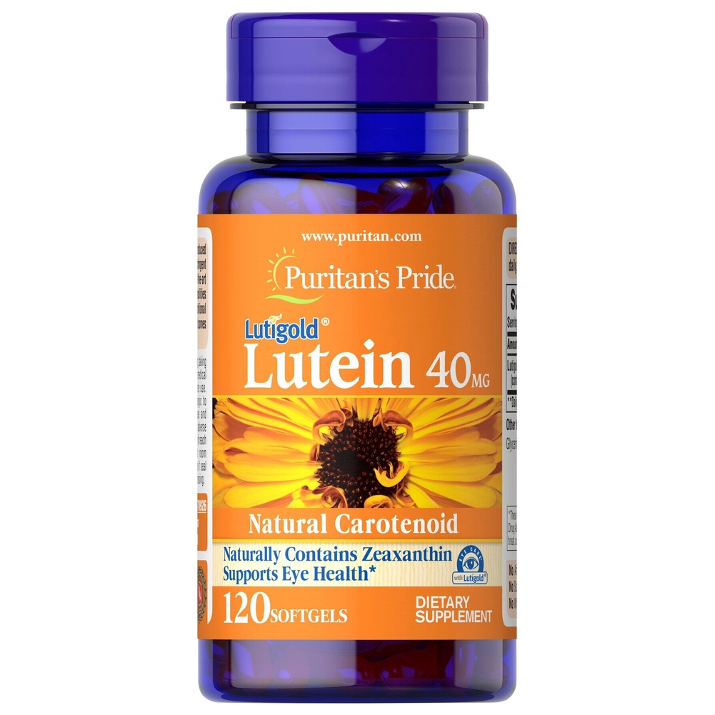 ภาพสินค้าPuritan Lutein 40mg. กับ 20mg. 60-120softgel บำรุงสายตา เหมาะกับผู้ใช้สายตามากๆ จ้องคอม ดูมือถือเยอะ จากร้าน vitamindoctorhuman บน Shopee ภาพที่ 3