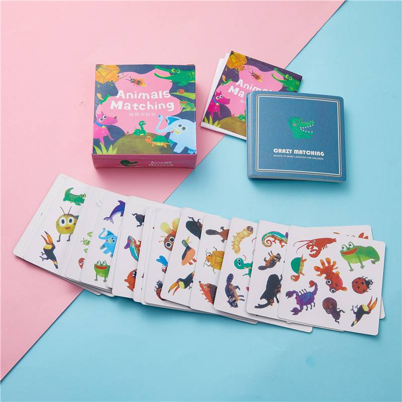 การ์ดเกมหรรษา แบบจับคู่มหาสนุก Crazy matching flash card game | Shopee ...