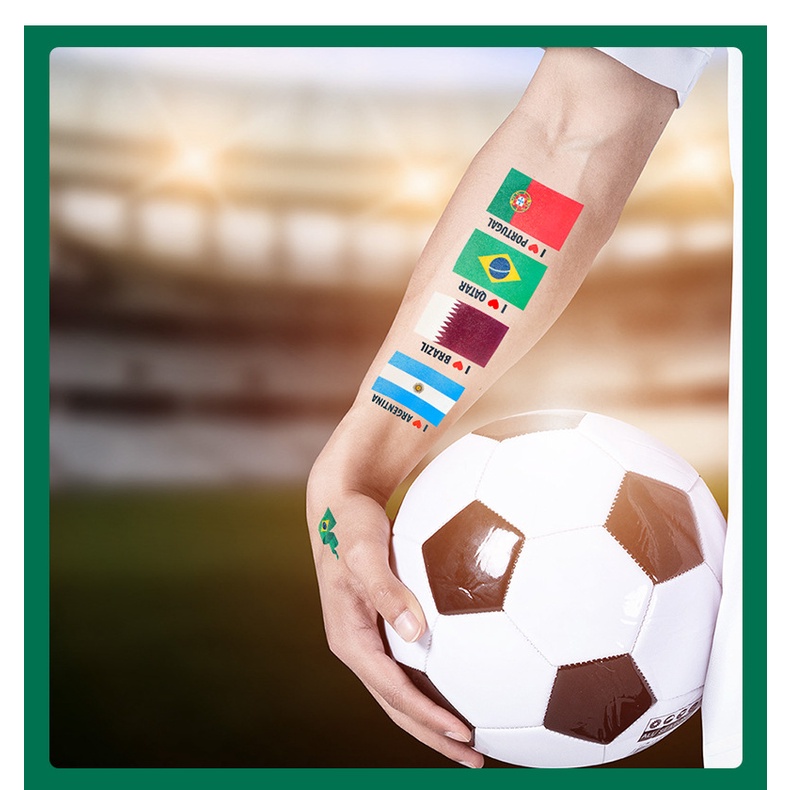 สติกเกอร์รอยสักชั่วคราว-ลายธงชาติฟุตบอล-world-cup-32-กันน้ํา-สําหรับตกแต่งปาร์ตี้-5-ชิ้น