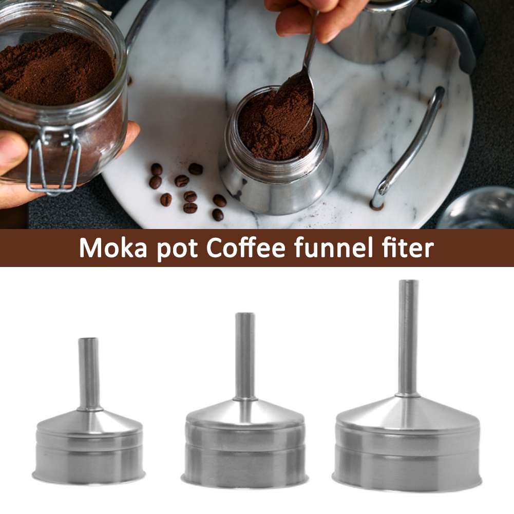 กรวยกรองกาแฟ-moka-pot-กรวยสำหรับหม้อต้มโมค่าพอท-อะไหล่กรวยกรอง-1-2-3-6-9-12-cup