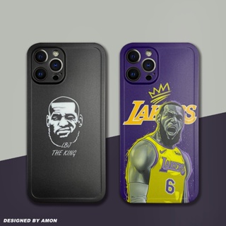 【James Lakers】เคสโทรศัพท์มือถือ แบบนิ่ม กันกระแทก สําหรับ iPhone 14 Pro Max 13 12 11 Pro Max XR X XS Max