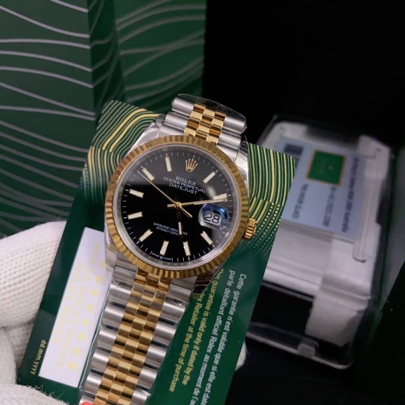 นาฬิกา-rolex-oyster-perpetual-datejust-swiss-โรงงาน-ew-ใส่สลับแท้