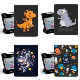 เคสหนัง PU แบบนิ่ม ลายการ์ตูน สําหรับ iPad Pro11 12.9 นิ้ว M2 2022 2021 2020 2018 A2764 A2435 iPad Air5 Air4