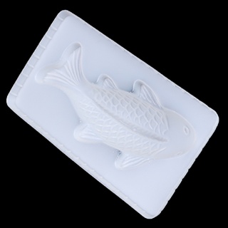 Daydayto แม่พิมพ์ซิลิโคน รูปปลาคาร์พ 3D สําหรับทําสบู่ เค้ก เบเกอรี่ DIY 1 ชิ้น