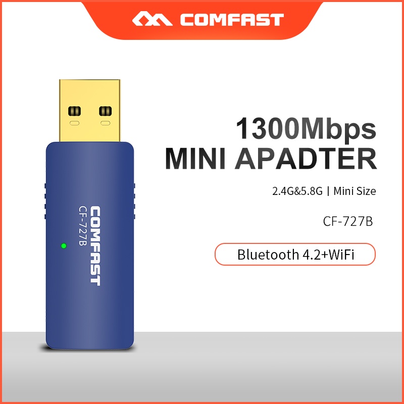 comfast-ตัวรับสัญญาณ-wifi-pc-5g-bluetooth-ตัวรับสัญญาณ-wifi-usb-wifi-727b-wifi-5