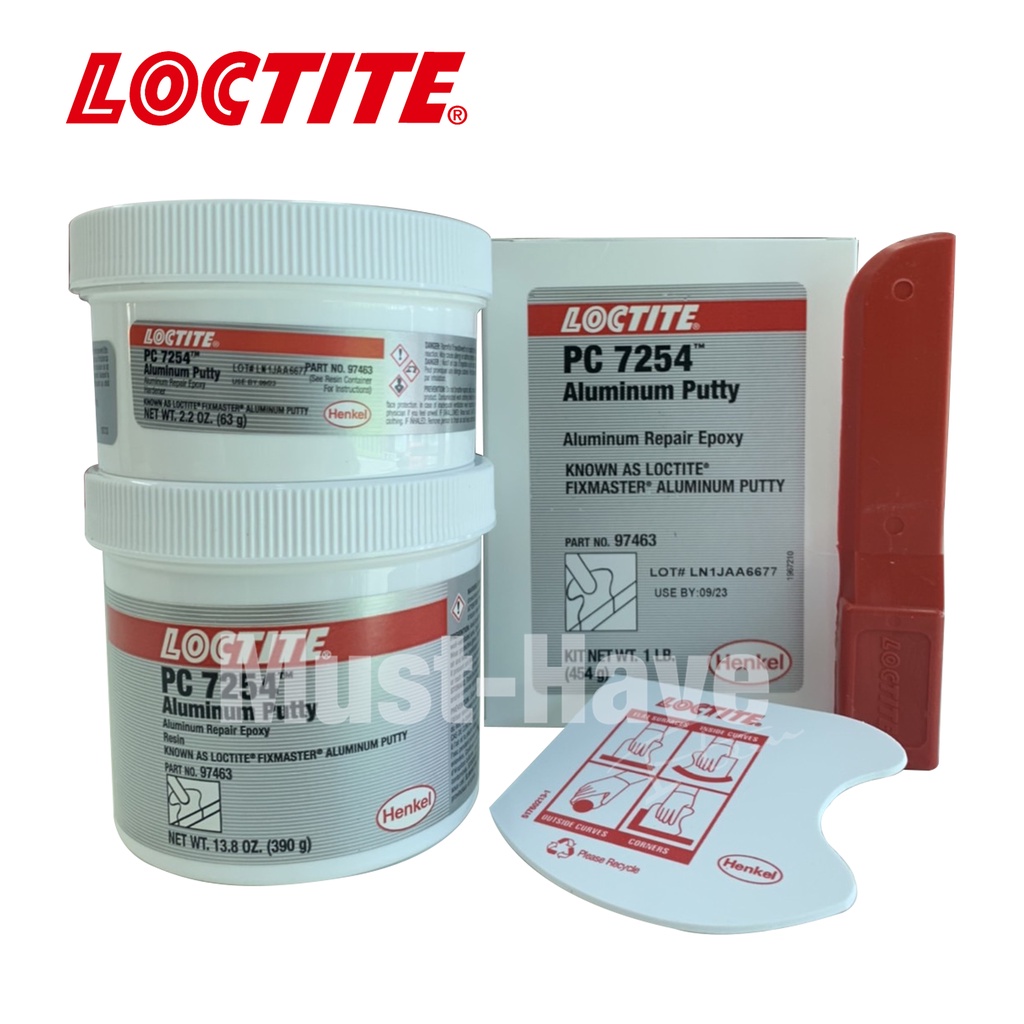 LOCTITE PC 7254 or 97463 Fixmaster Aluminum Putty 1LB. Shopee Thailand