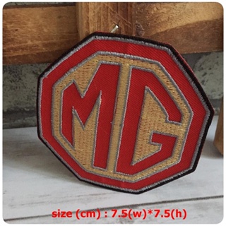 MG ตัวรีดติดเสื้อ อาร์มรีด อาร์มปัก ตกแต่งเสื้อผ้า หมวก กระเป๋า แจ๊คเก็ตยีนส์ Racing Embroidered Iron on Patch