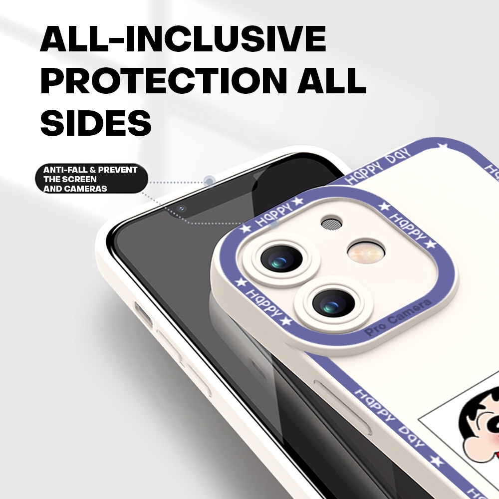 compatible-with-iphone-6-6s-7-8-se-plus-2020-2022-เข้ากันได้-เคสไอโฟน-สำหรับ-cute-cartoon-cute-crayon-shin-chan-เคส-เคสโทรศัพท์-เคสมือถือ-shockproof-cases-back-cover-protective-tpu-shell