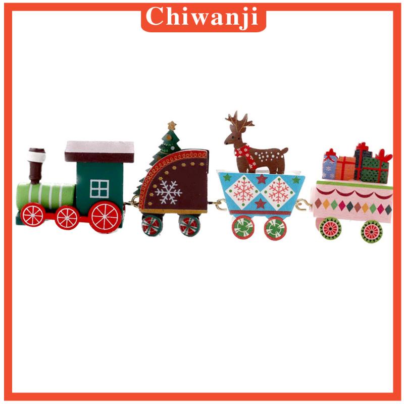 chiwanji-ชุดรถไฟไม้-สําหรับตกแต่งคริสต์มาส-กลางแจ้ง