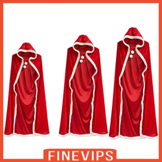 [Finevips] เสื้อคลุม เสื้อคลุม มีฮู้ด เครื่องแต่งกาย ชุดแฟนซี คริสต์มาส ฮาโลวีน