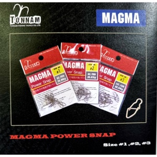 กิ๊ฟต้นน้ำ MAGMA - Power Snap ชมพู (1ซอง:15ชิ้น)