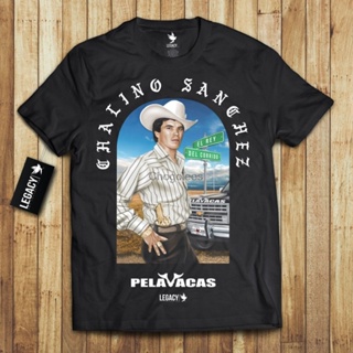 เสื้อยืดพิมพ์ลายแฟชั่น เสื้อยืด ผ้าฝ้าย 100% พิมพ์ลาย Chalino Sanchez Pelavacas BYTE PXZ4