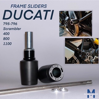 กันล้มข้าง Frame Sliders Ducati 795 796 แบร์นMarina Street (65) สีดำ