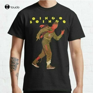 เสื้อยืด cotton ใหม่ Oingo Boingo - เพียง Lad คลาสสิกเสื้อยืดสีดําสีดําจัดส่งฟรีเสื้อ Cotten Tee เสื้อ Unisex